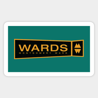 Montgomery Wards 1960s Style Logo Sticker